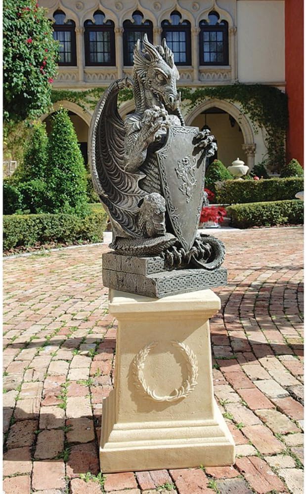 Design Toscano The Grande Dragon Sentinel Sculpture