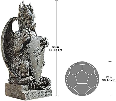 Design Toscano The Grande Dragon Sentinel Sculpture