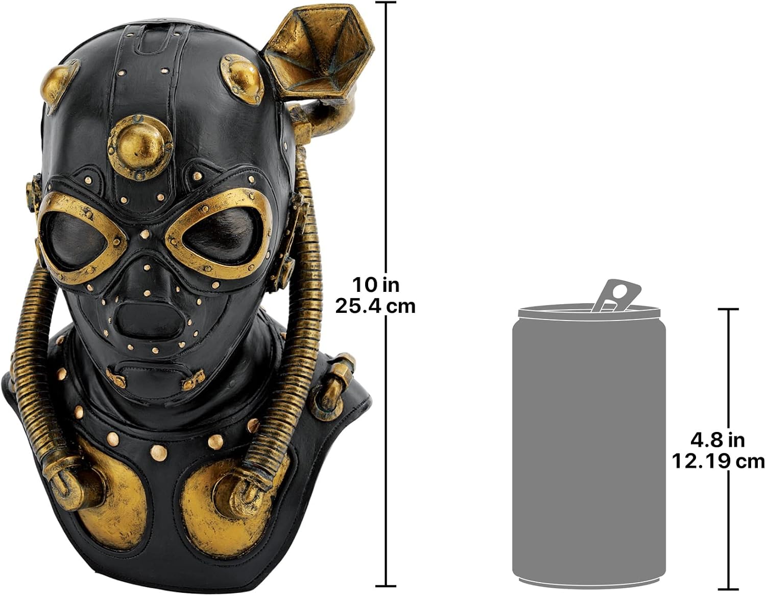 Design Toscano Steampunk Apocalypse Gas Mask Statue