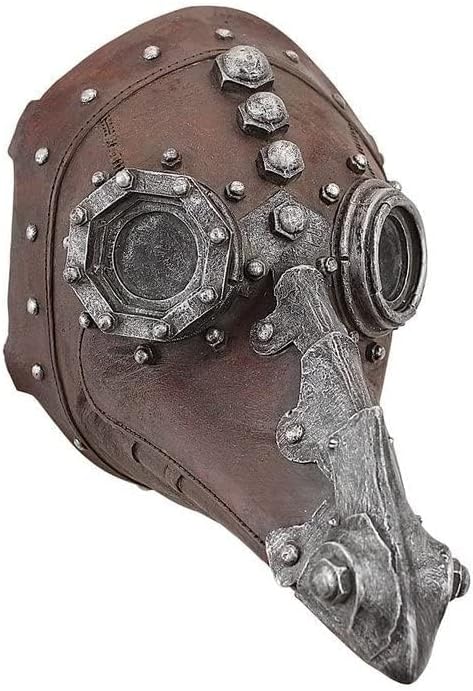 Design Toscano Doctor of Death Steampunk Plague Sculptural Mask