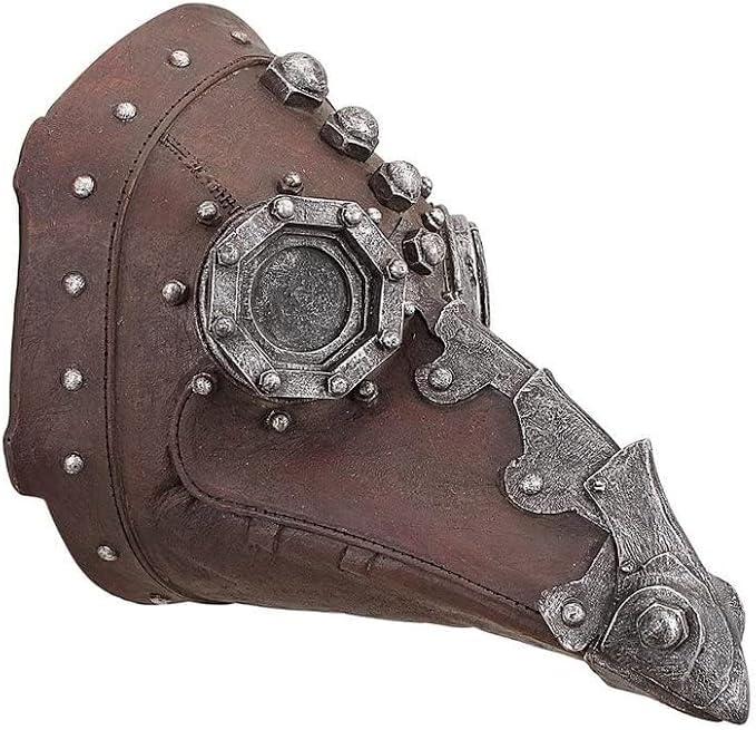 Design Toscano Doctor of Death Steampunk Plague Sculptural Mask