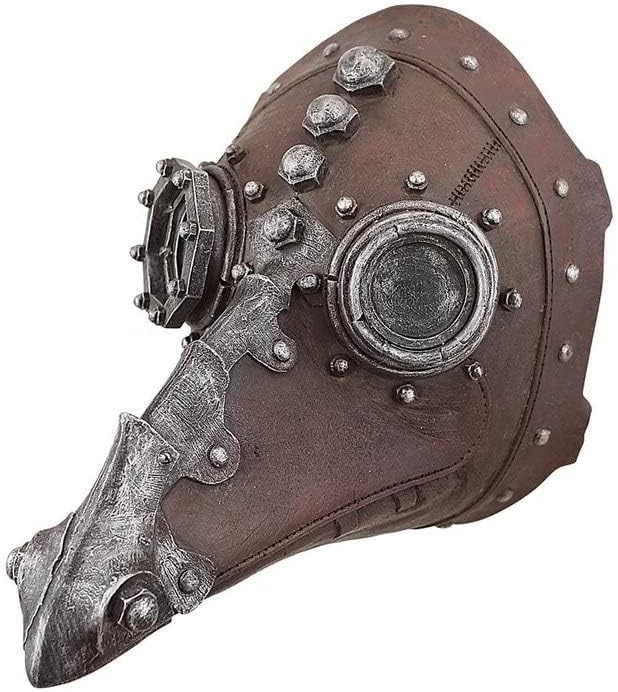 Design Toscano Doctor of Death Steampunk Plague Sculptural Mask