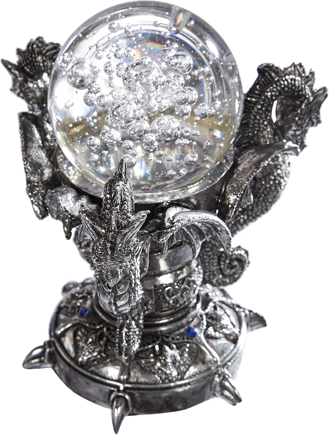Design Toscano Dragons of Corfu Castle Gothic Decor Statue Globe Figurine