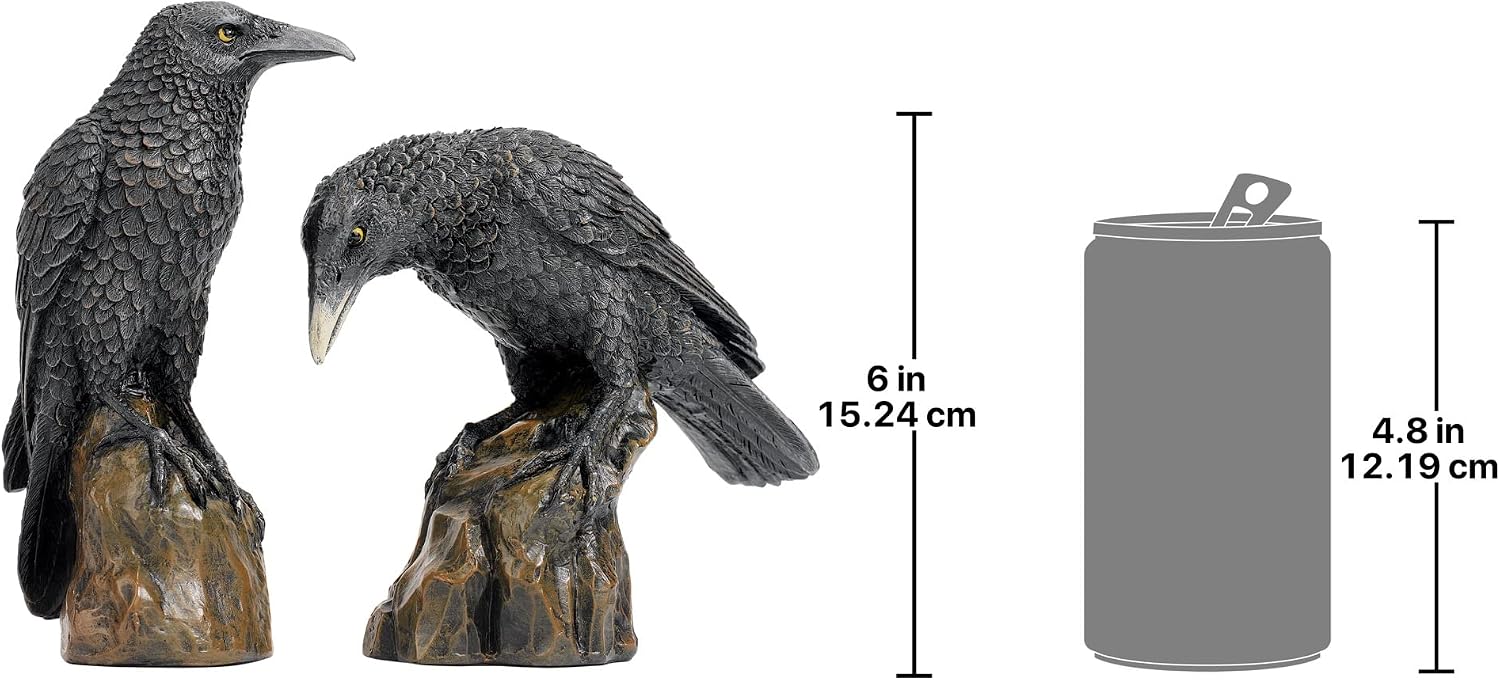 Design Toscano Mystic Night Raven Statues