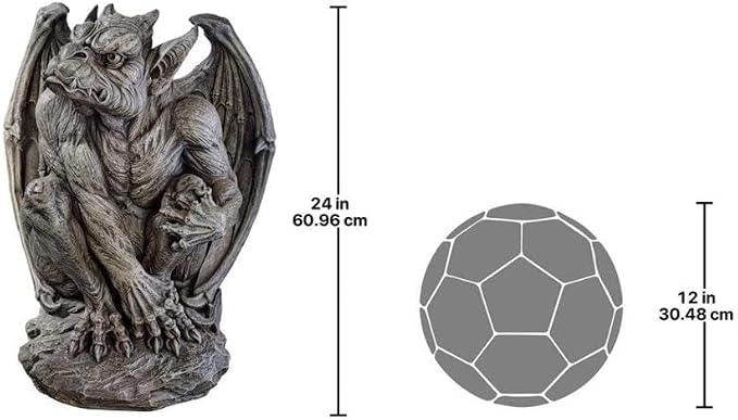 Design Toscano Silas the Gargoyle Sentry Statue: Medium