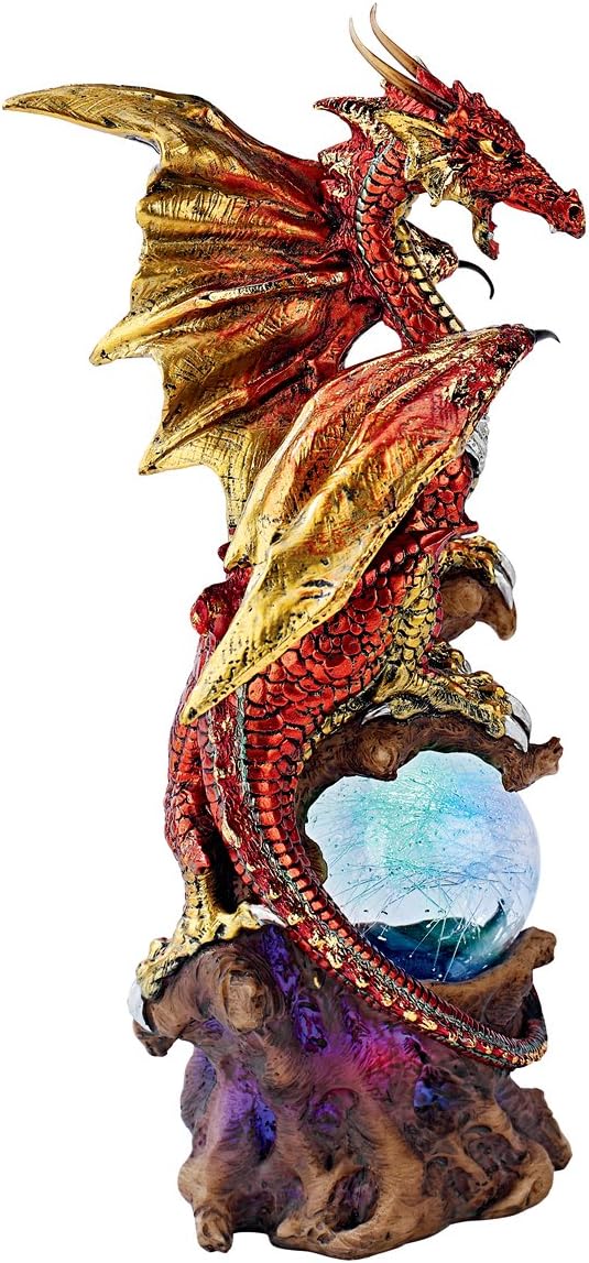 Design Toscano Dragon Defender of Life Source Orb