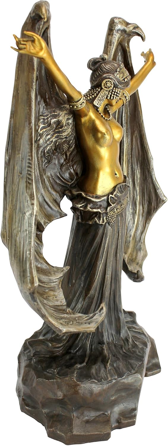 Design Toscano QS34759 Mistress of the Night, Dark Angel Statue, bronze