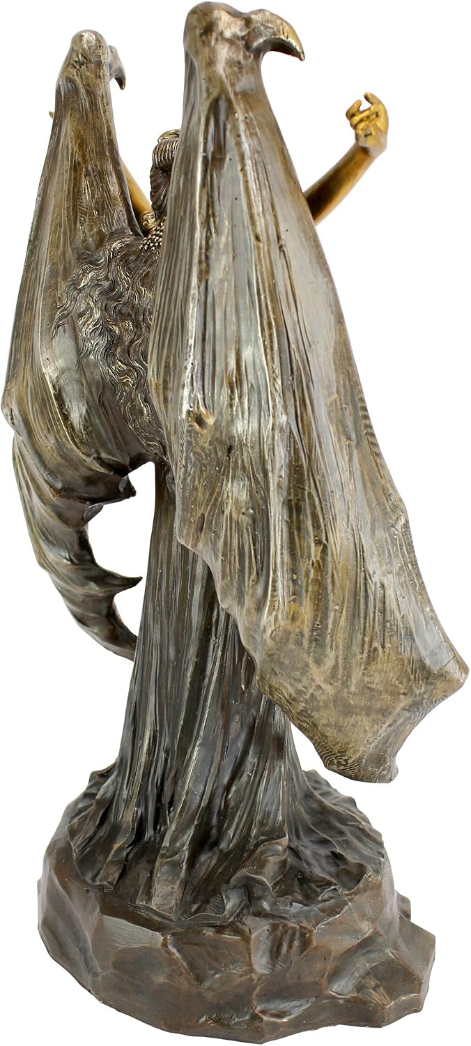 Design Toscano QS34759 Mistress of the Night, Dark Angel Statue, bronze