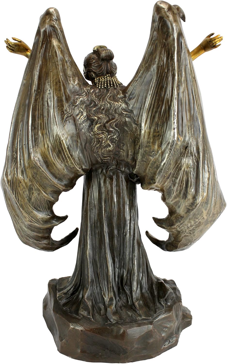 Design Toscano QS34759 Mistress of the Night, Dark Angel Statue, bronze