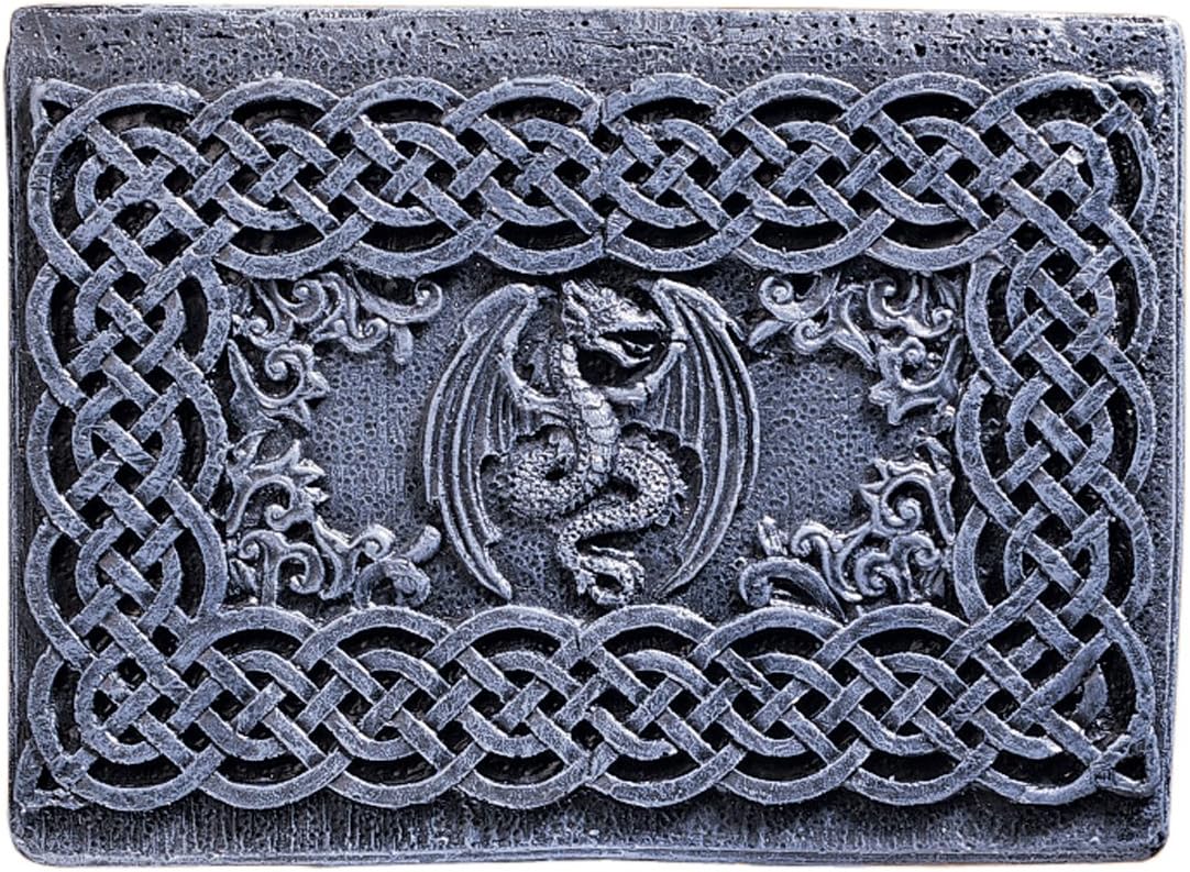 Design Toscano Dragons of Darkmoor Castle Wall Shelf Caryatid Sconce, 14