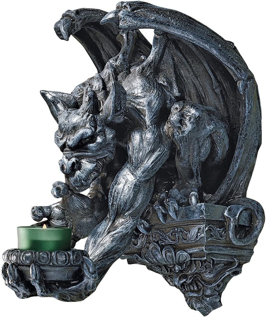 Design Toscano Whitechapel Manor Gargoyle Wall Sconce