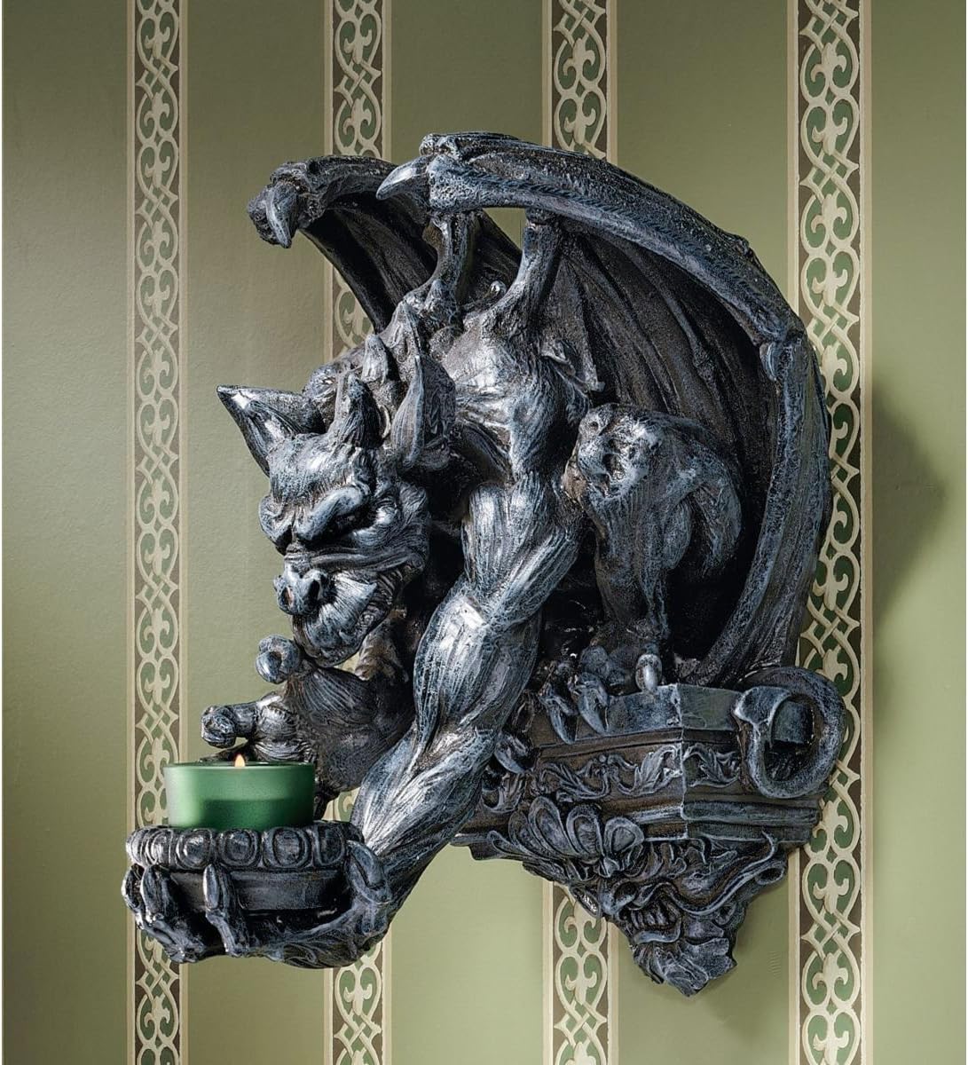 Design Toscano Whitechapel Manor Gargoyle Wall Sconce