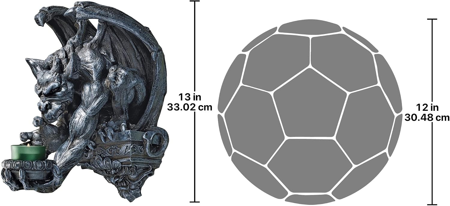 Design Toscano Whitechapel Manor Gargoyle Wall Sconce