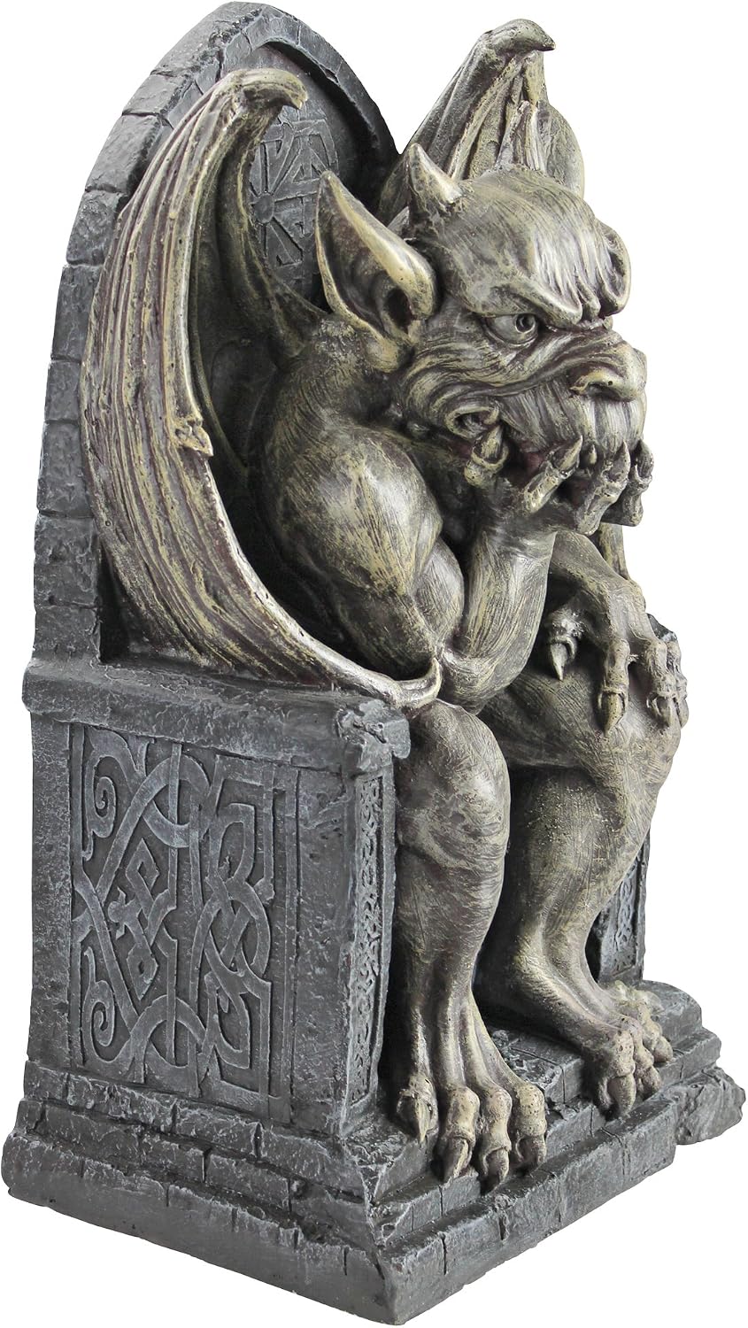 Design Toscano Hemlock's Gargoyle Throne Statue Large