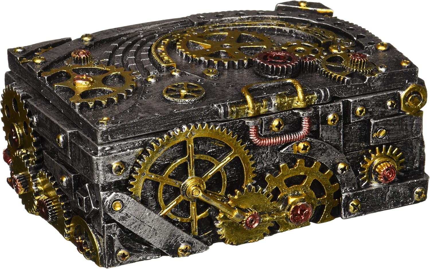 Design Toscano Steampunk Cog and Turbine Gearbox, Single, Pewter Twin