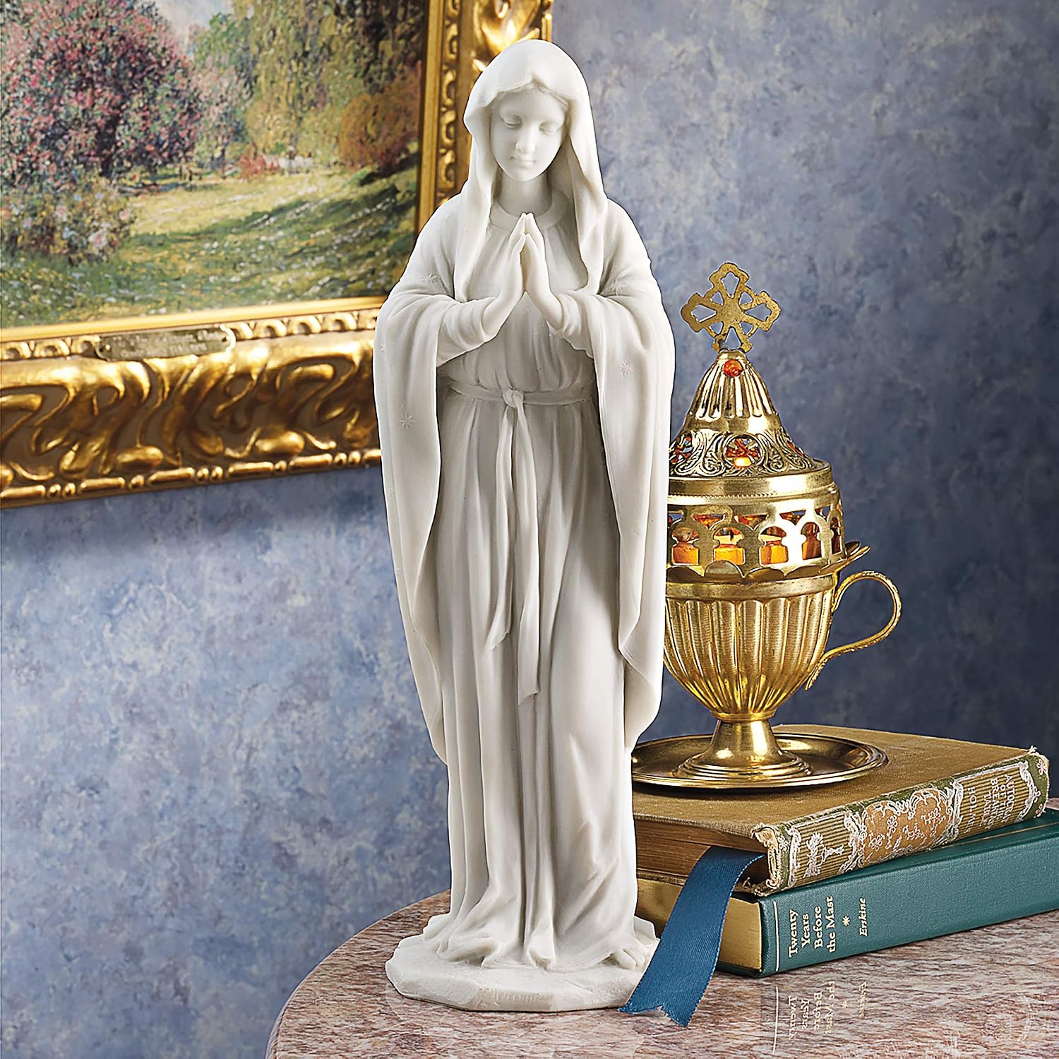 medium blessed virgin mary statue