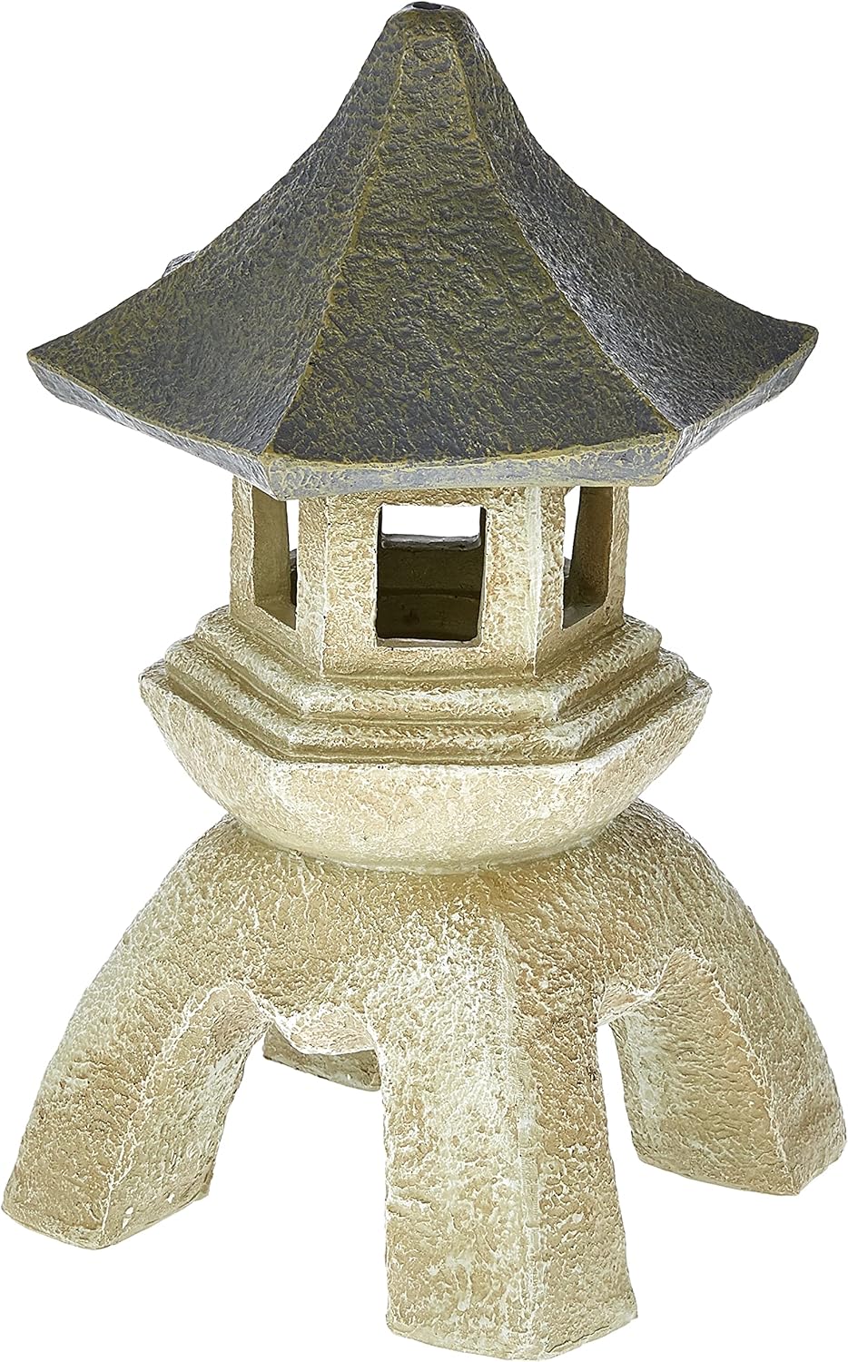 Design toscano ng29870 asian decor pagoda lantern indoor/outdoor statue, 11 Two-tone Stone