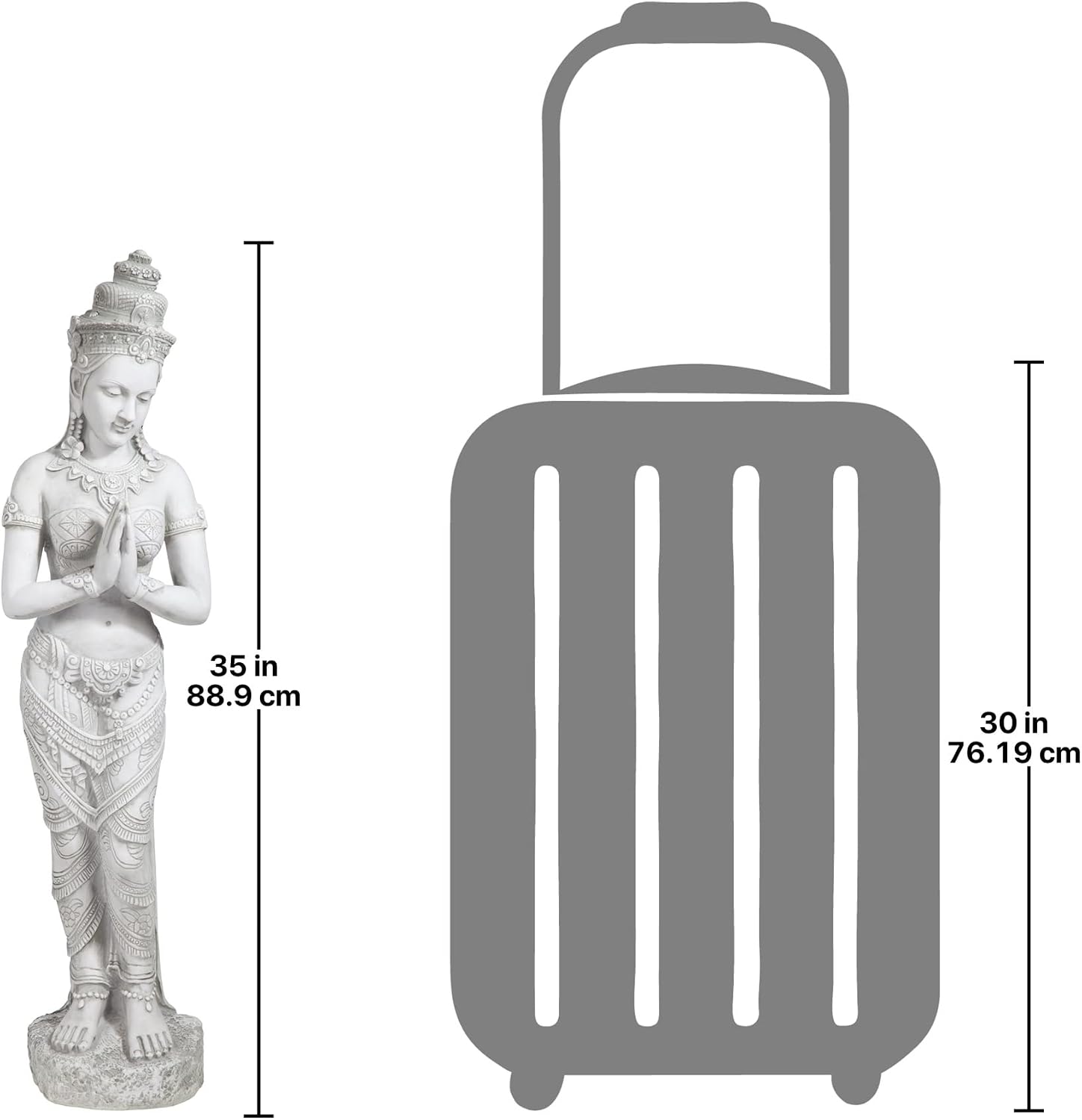 Design Toscano Thai Teppanom Beautiful Being Statue