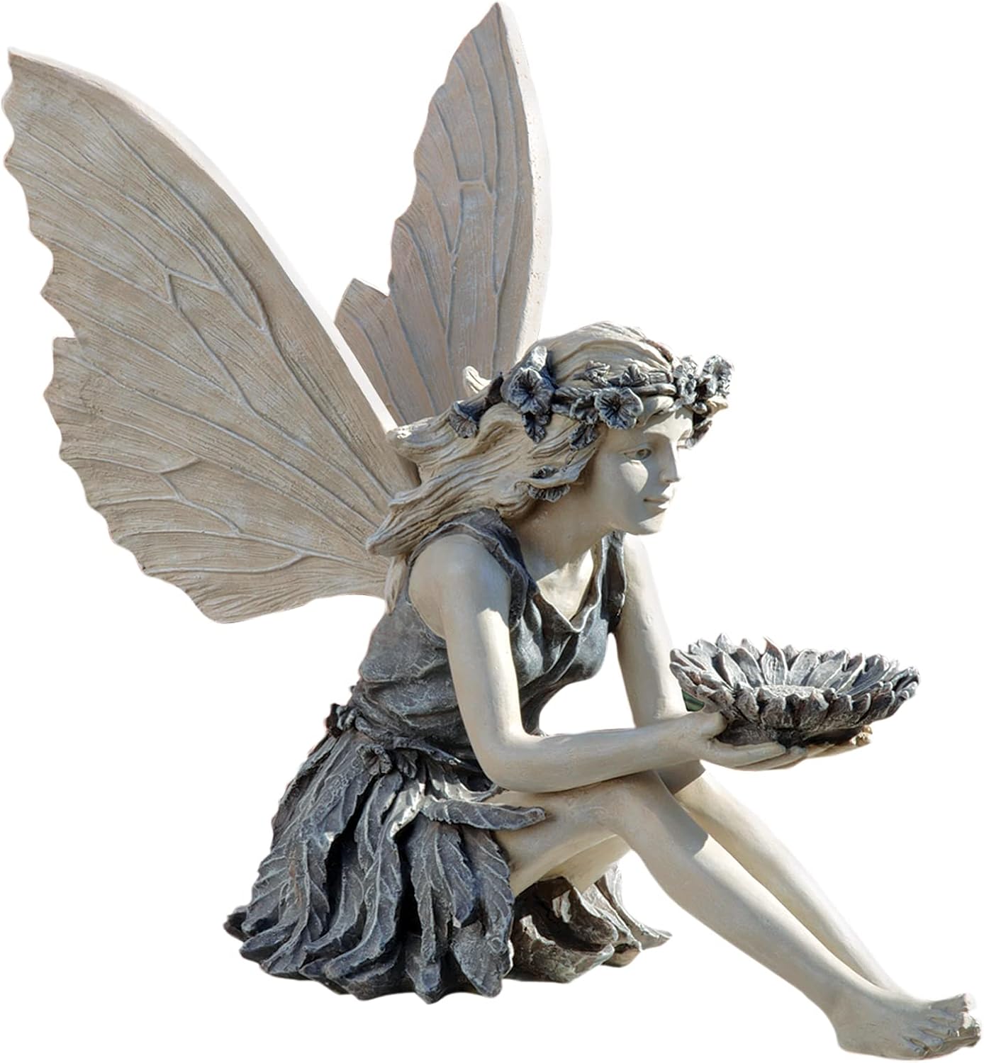 Design Toscano The Sunflower Fairy Statue Two Tone Stone