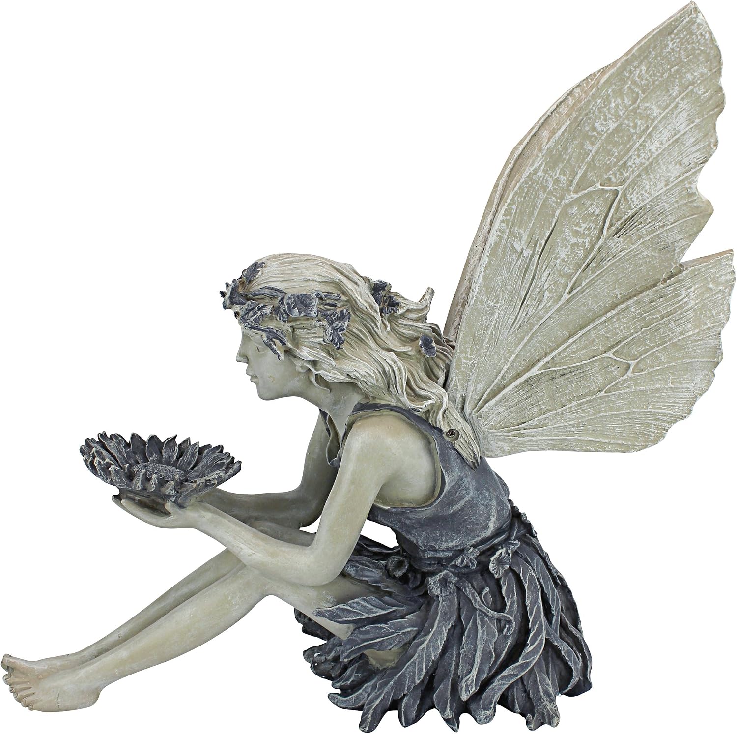 Design Toscano The Sunflower Fairy Statue Two Tone Stone