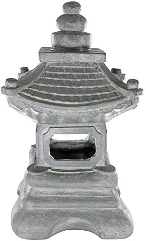 Design Toscano Chengdu Pagoda Asian Lantern Statue: Each Greystone