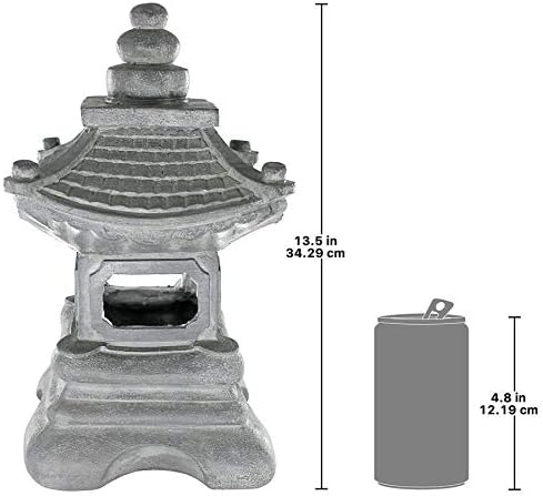 Design Toscano Chengdu Pagoda Asian Lantern Statue: Each Greystone