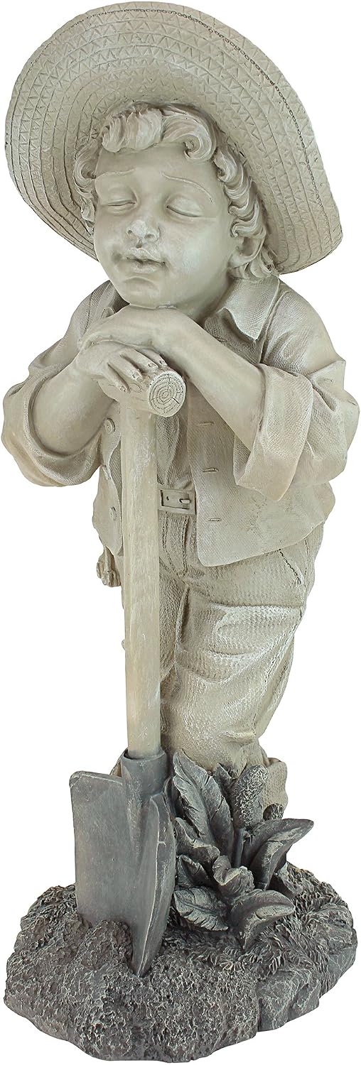 Design Toscano Samuel, Young Gardener Sculpture