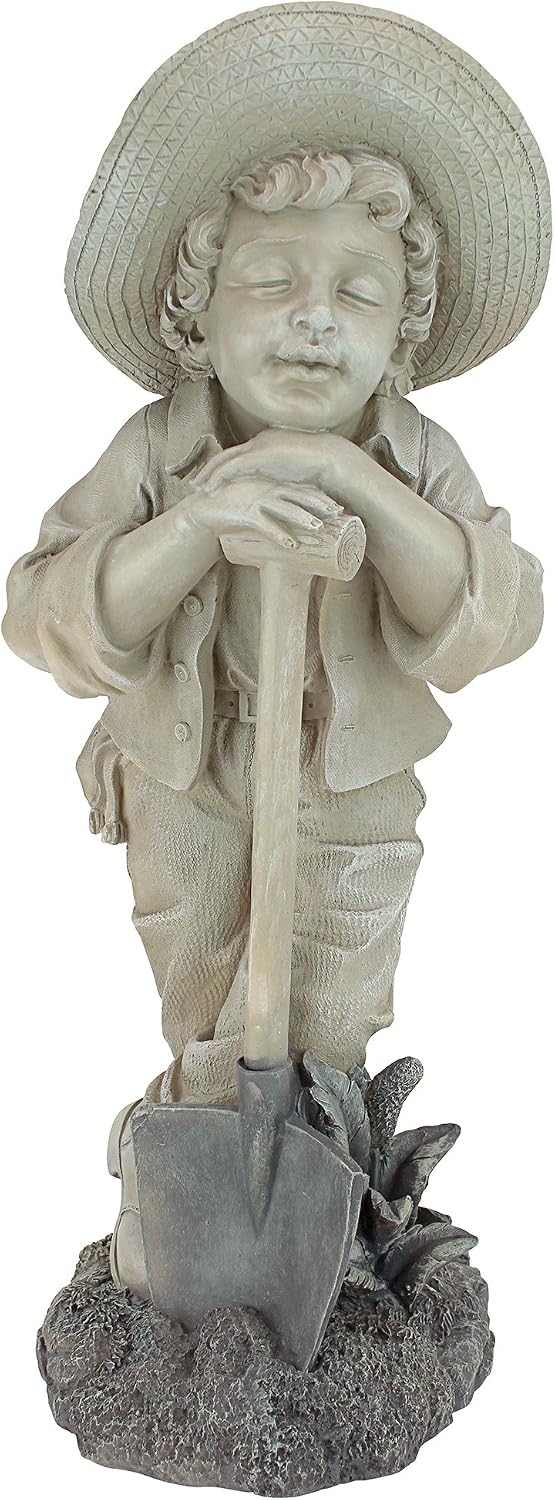 Design Toscano Samuel, Young Gardener Sculpture