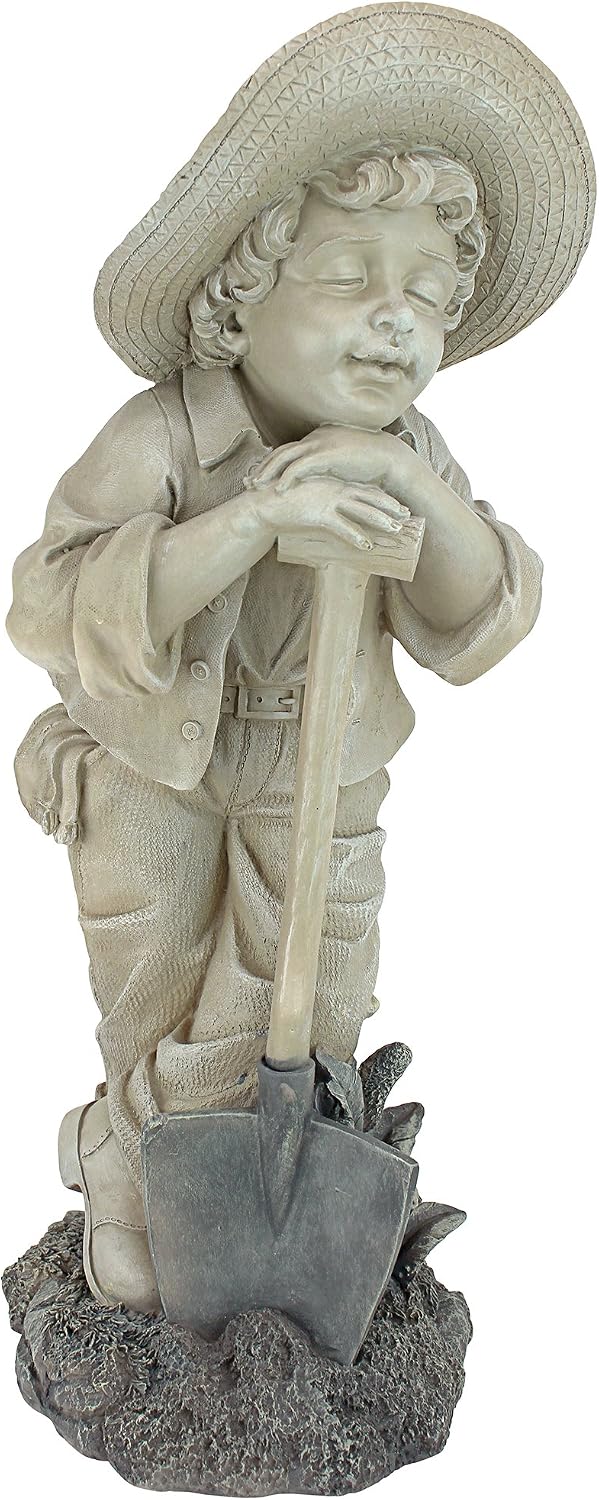 Design Toscano Samuel, Young Gardener Sculpture