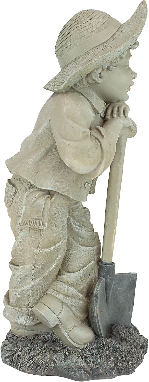 Design Toscano Samuel, Young Gardener Sculpture