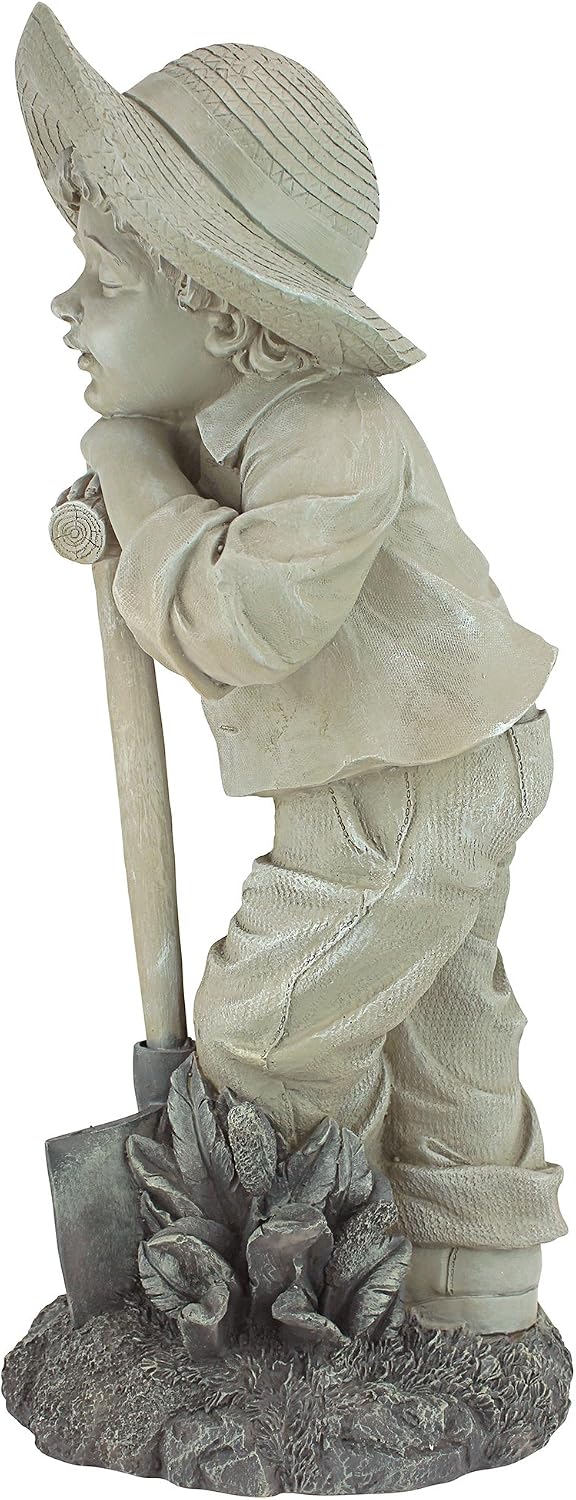 Design Toscano Samuel, Young Gardener Sculpture