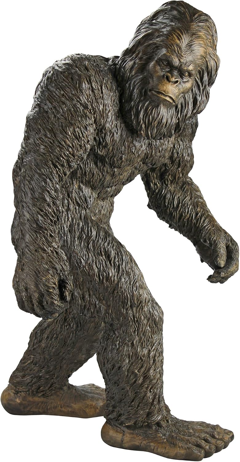Design Toscano DB383049 Bigfoot The Yeti Indoor/Outdoor Garden Statue Cryptid Sculpture, Large, 28 Inches Tall, Handcast Polyresin, Brown Finish Abominable Snowman
