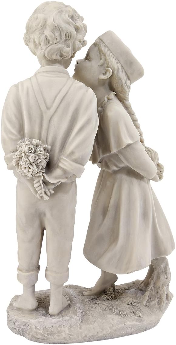 Design Toscano Love Children Garden Statue, Antique Stone