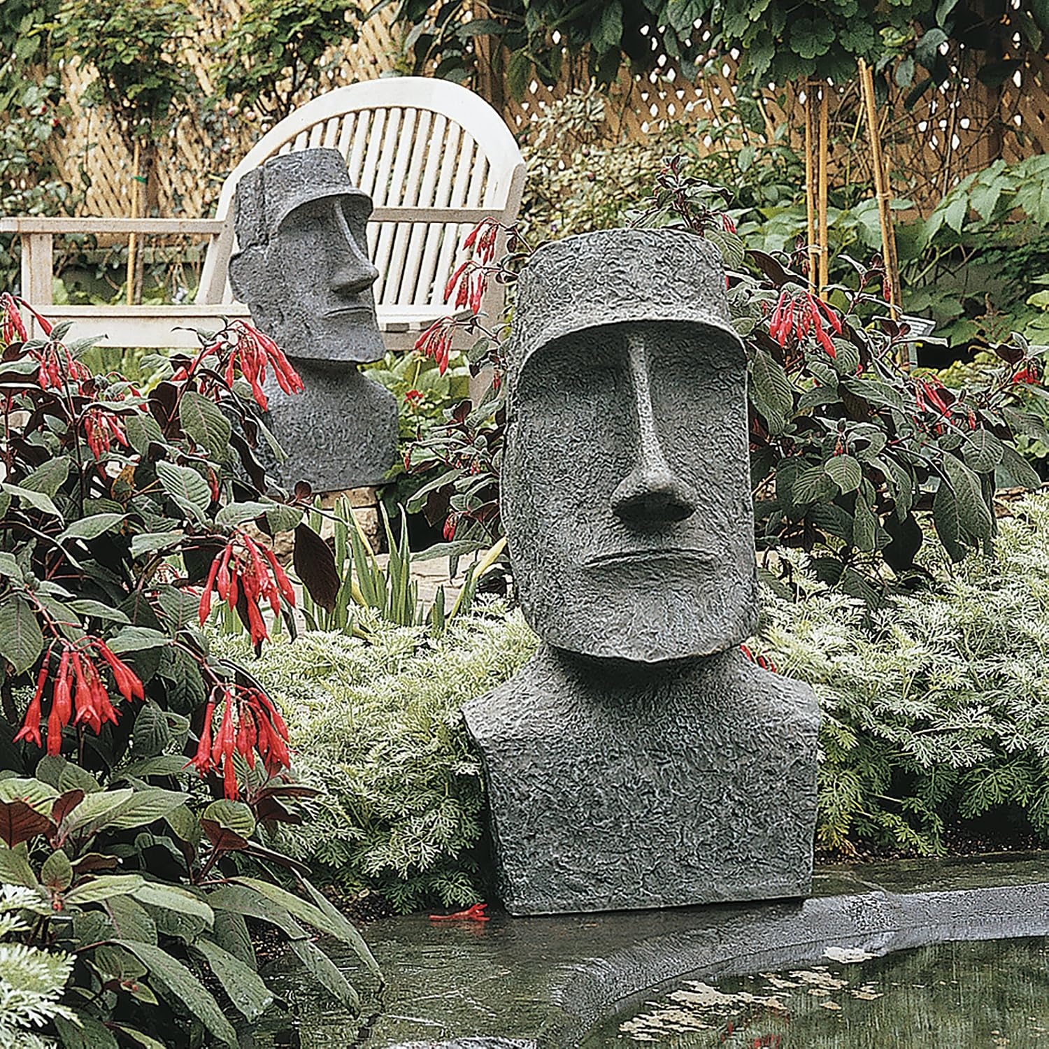 Design Toscano Easter Island Ahu Akivi Moai Monolith Statue: Large