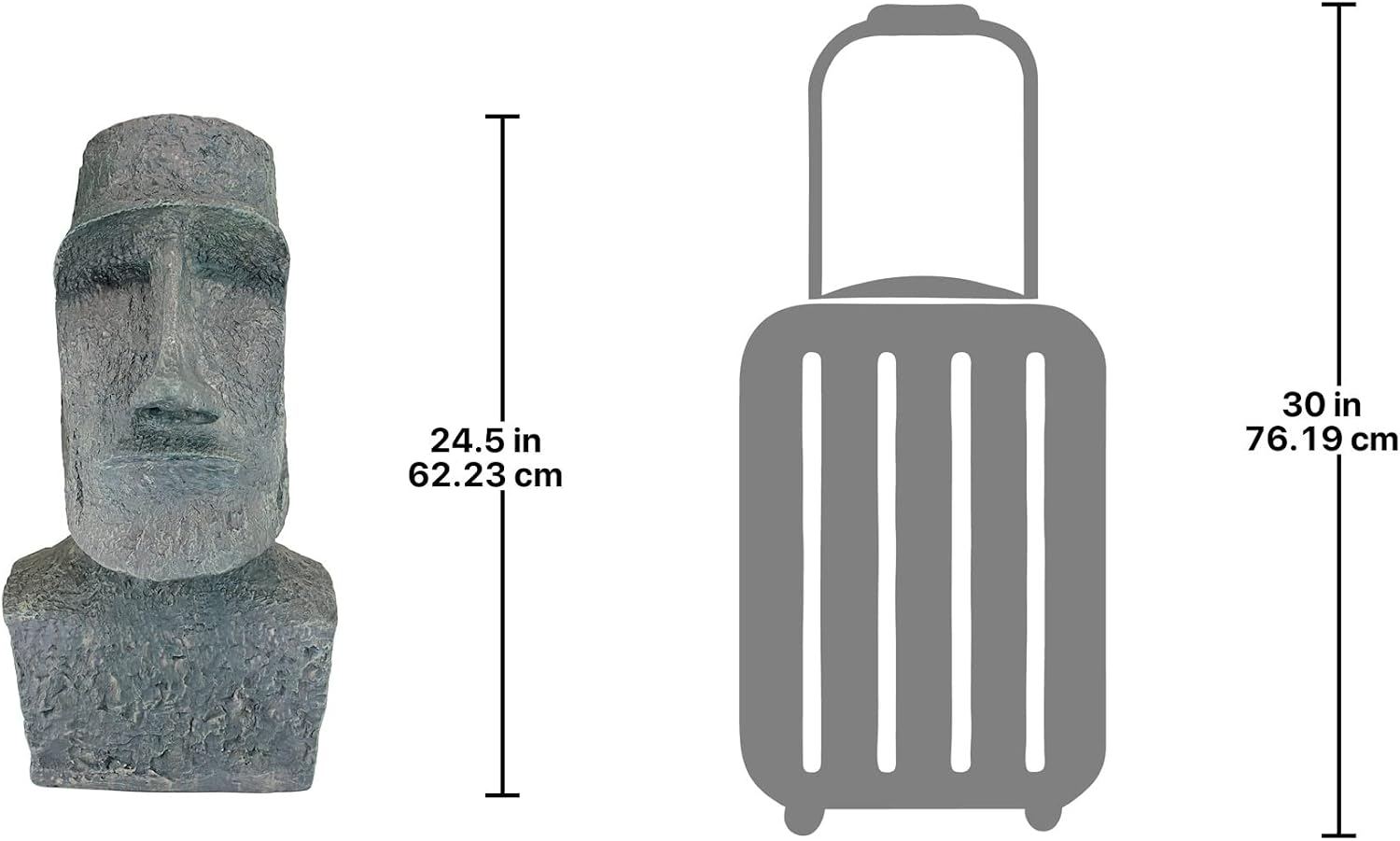 Design Toscano Easter Island Ahu Akivi Moai Monolith Statue: Large