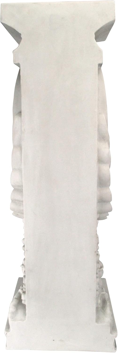 Design Toscano Trapezophoron Sculptural Winged Lion Pedestal