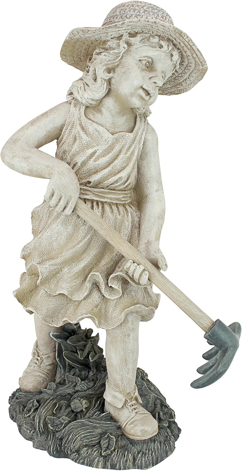 Design Toscano Rebecca, Young Gardener Sculpture