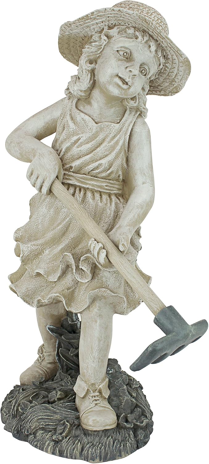 Design Toscano Rebecca, Young Gardener Sculpture