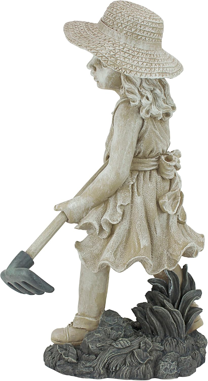 Design Toscano Rebecca, Young Gardener Sculpture