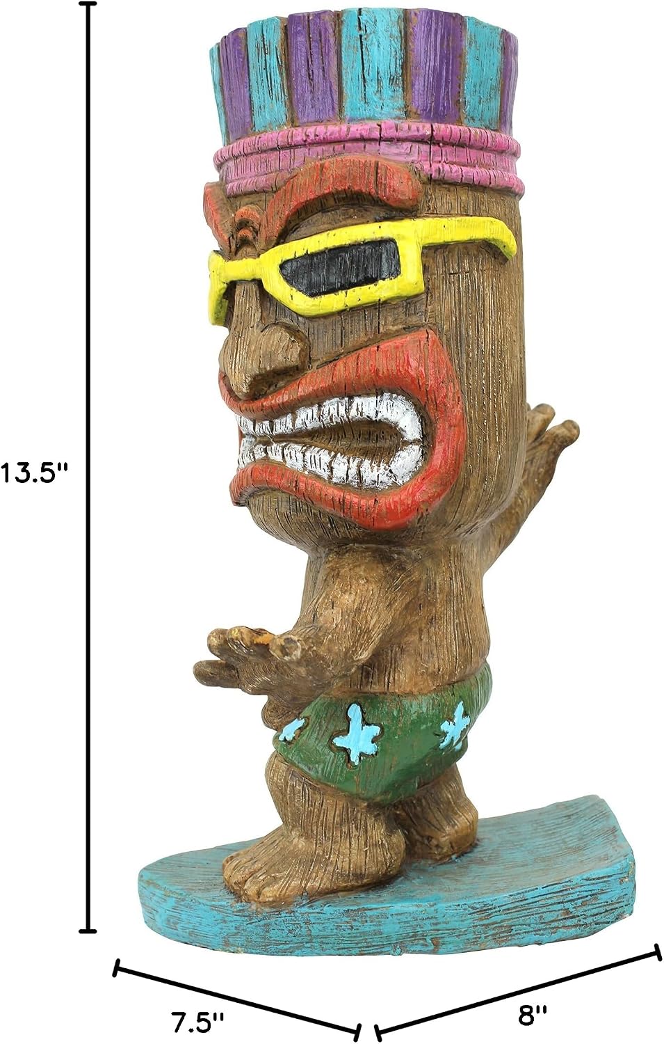 Design Toscano Kahuna Tiki Surfer Dude Statue