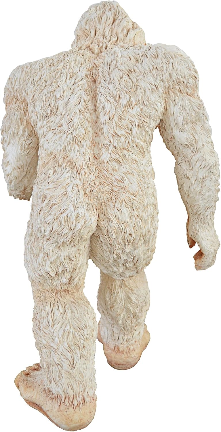 Design Toscano DB5383049 Abominable Snowman Yeti Statue, Large, White