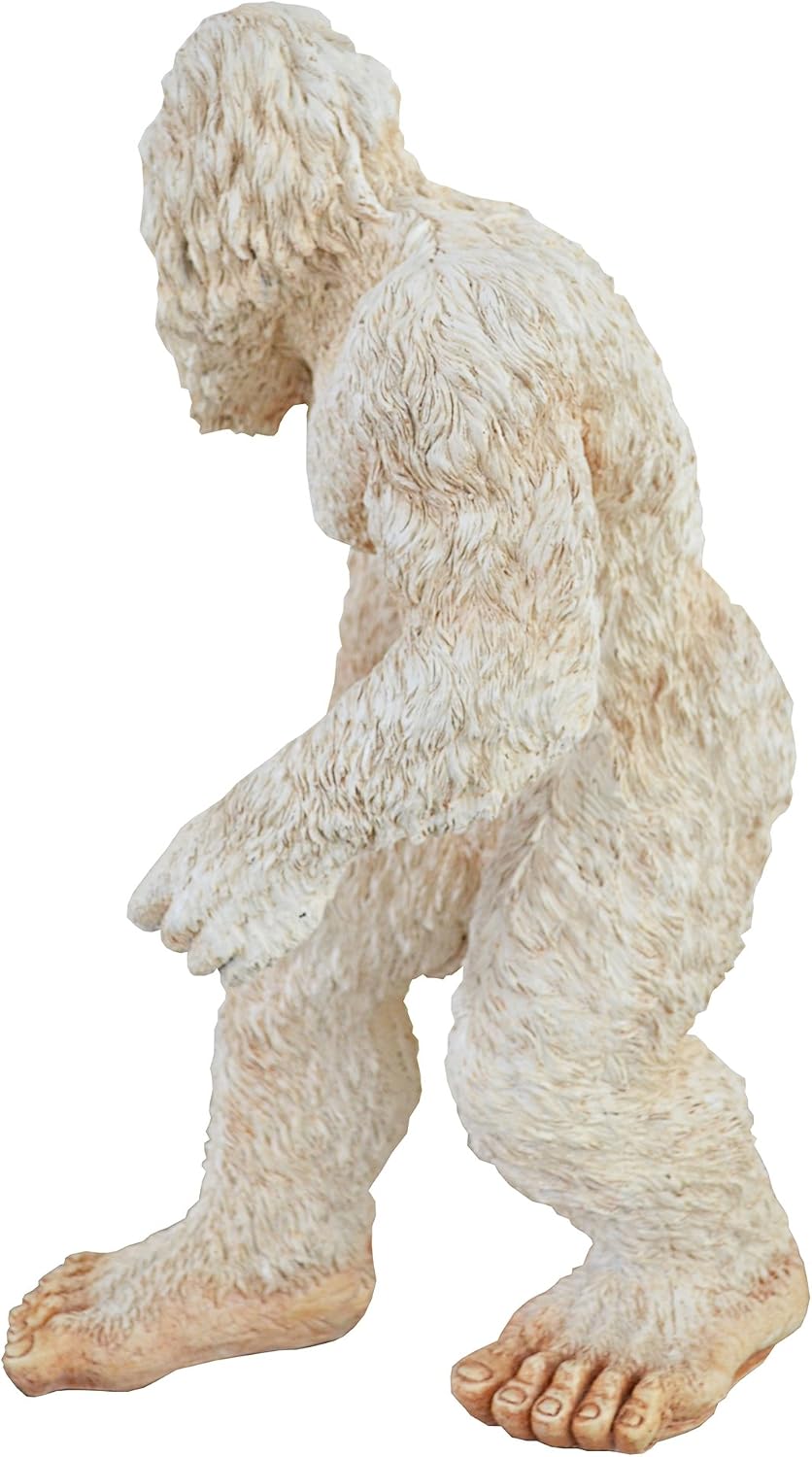 Design Toscano DB5383049 Abominable Snowman Yeti Statue, Large, White