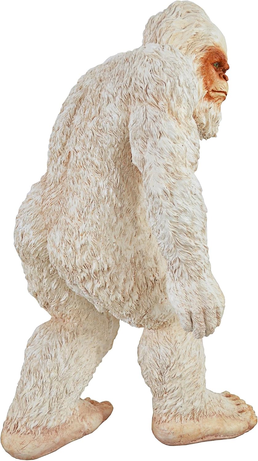 Design Toscano DB5383049 Abominable Snowman Yeti Statue, Large, White