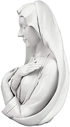 Design Toscano Blessed Virgin Mary, Lady of Grace Bust Statue 8.5 Inch