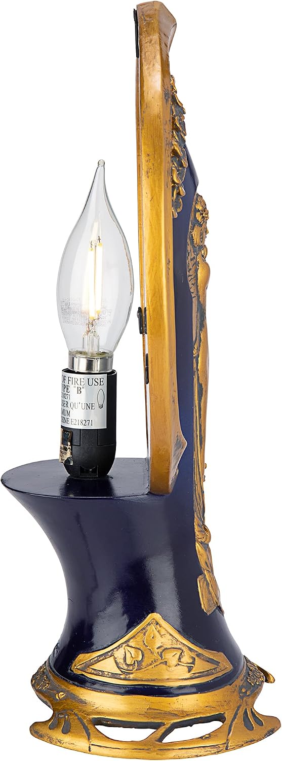 Design Toscano Mademoiselles Boudoir Lighted Sculpture,Gold