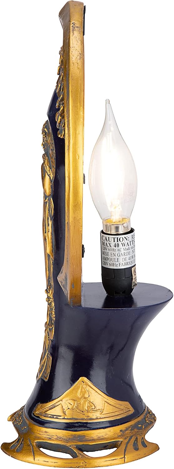 Design Toscano Mademoiselles Boudoir Lighted Sculpture,Gold