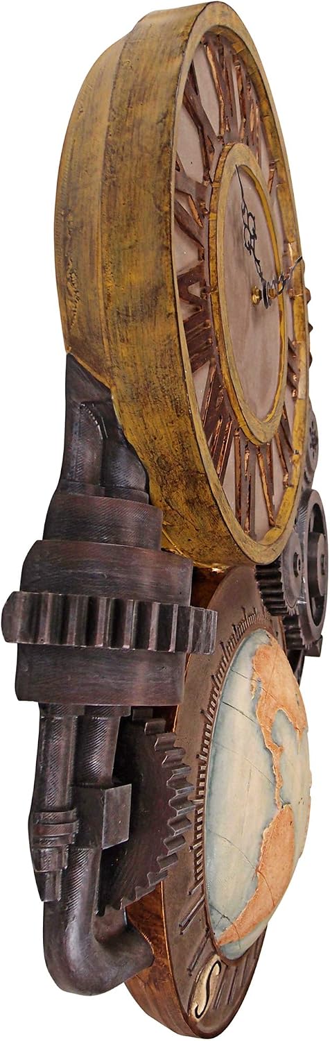 Design Toscano Gears of Time Clock: Large