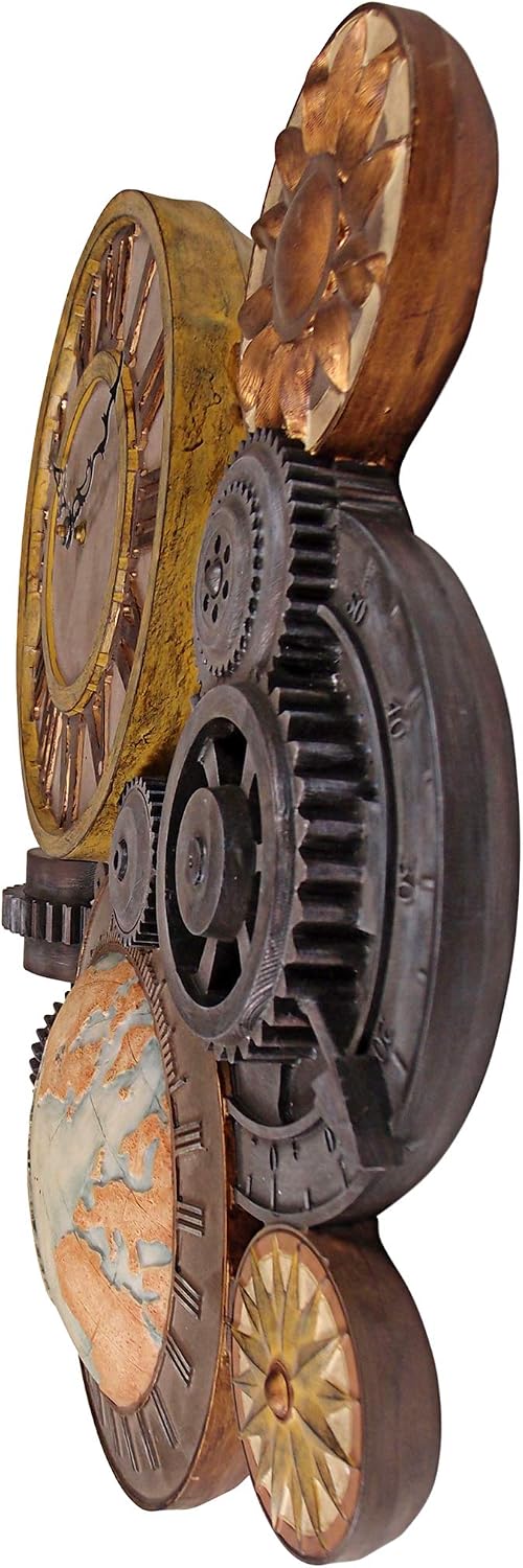 Design Toscano Gears of Time Clock: Large