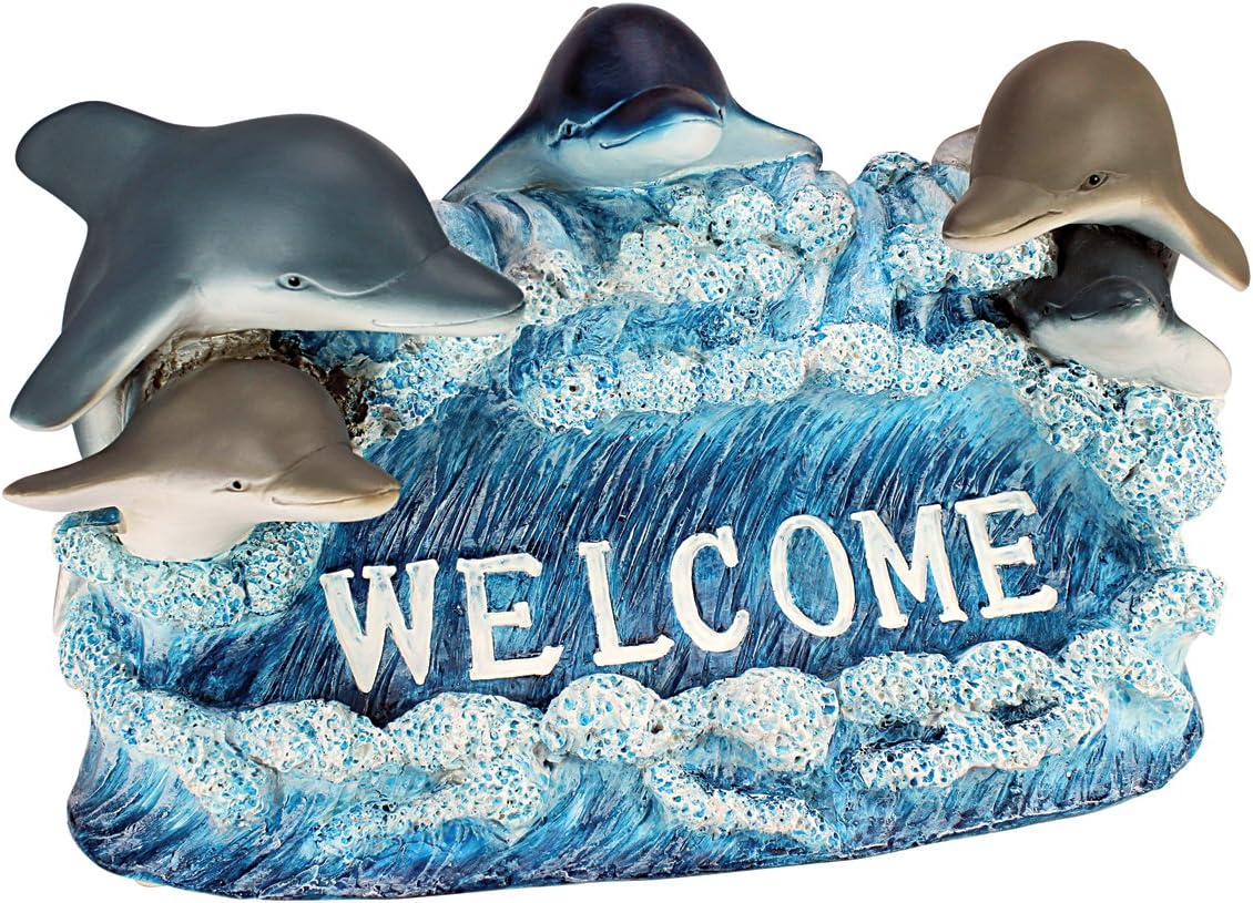 Design Toscano Dolphin Welcome Statue
