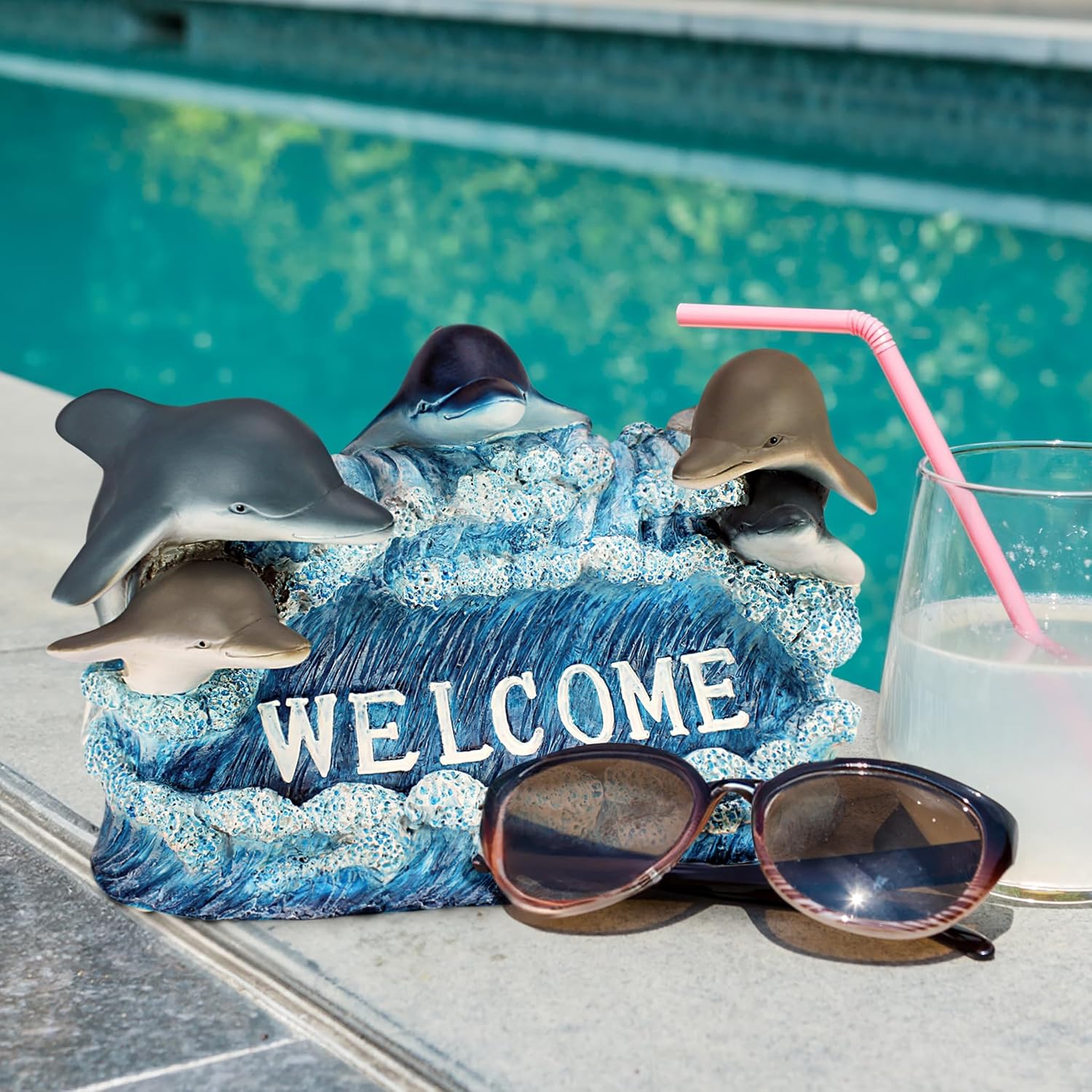 Design Toscano Dolphin Welcome Statue